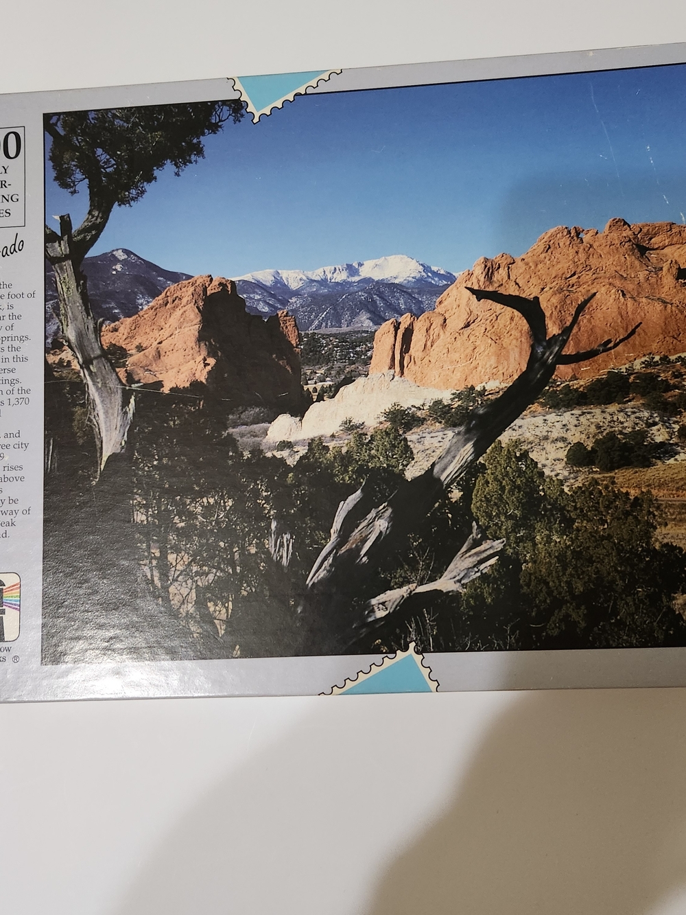 Rainbow Scenic Colorado Red Rock and Blue Sky Print, 500 Pieces